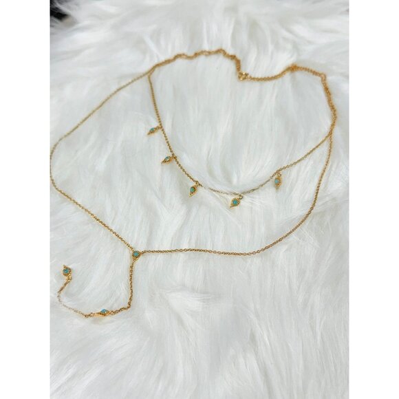 Turquoise Layered Necklace - Picture 5 of 6